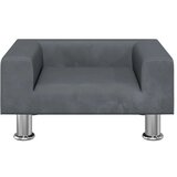  Dječja fotelja tamnosiva 50 x 40 x 26 5 cm baršunasta | shoptok.hr