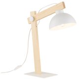  Stona lampa OSLO 1xE27/15W/230V borovina/bela | Eponuda.com