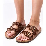  Leopard Print Cork Sole Flip-Flops Flotila | Shoptok.si