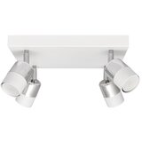  LED spot svetiljka TUBSSON 4xGU10/4,8W/230V bela/sjajni hrom | Eponuda.com