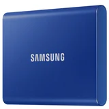 Samsung SSD T7 External 2TB, USB 3.2, 1050/1000 MB/s, included USB Type C-to-C and Type C-to-A cables, 3 yrs, indigo blue, EAN: 8806090312403