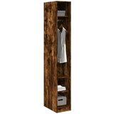 vidaXL Garderobna omara dimljeni hrast 30x50x200 cm inženirski les | Shoptok.si