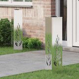  Solarna LED svjetlost za stazu 2 pcs Nehrđajući čelik | shoptok.hr
