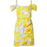 Marella Ljetna haljina 'ACQUI' narančasto žuta / limeta zelena / lavanda / bijela
