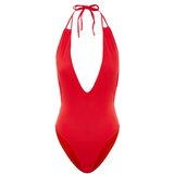 Trendyol swimsuit - Red - Plain Cene