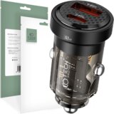 TECH-PROTECT 2-PORTNI AVTOPOLNILEC PD30W QC3.0 ZA ČRNI AVTO, (22070504) | Shoptok.si