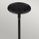  Kichler KL-DEELA-P-BK - Luster na stalku DEELA 1xE27/60W/230V prečnik 17,8 cm crna | Eponuda.com
