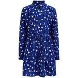 WE Fashion Obleka temno modra / črna / bela | Shoptok.si