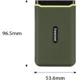 Transcend SSD ESD380C 2000GB/eksterni/USB 3.2/type c/crna | ePonuda.com