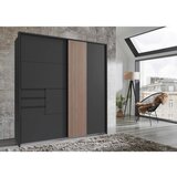 Hom`in OMARA Z DRSNIMI VRATI, rjava, barve grafita | Shoptok.si