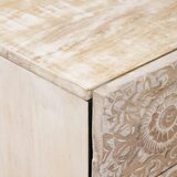  Ormar za krevet Bijelo 50 x 33 x 60 cm Čvrsto drvo manga | Eponuda.com
