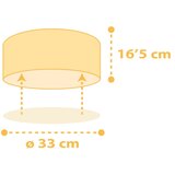 Dalber 82216A - Dečije plafonsko svetlo STAR LIGHT 2xE27/60W/230V žuto | Eponuda.com