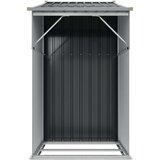 vidaXL Vrtna lopa antracitna 277x93x179 cm pocinkano jeklo | Shoptok.si