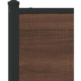 Metalni okvir kreveta s uzglavljem smeđa boja hrasta 100x190 cm | shoptok.hr