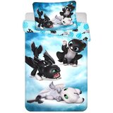 Jerry Fabrics Plava pamučna dječja posteljina za dječji krevetić 100x135 cm How to Train Your Dragon "Babies" – | shoptok.hr