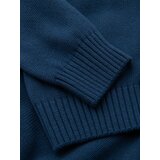 Ombre Men's sweater with a "v-neck" neckline with a shirt collar - black | shoptok.hr