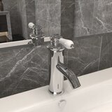 vidaXL Kupaonska slavina za umivaonik kromirana 130 x 180 mm | shoptok.hr