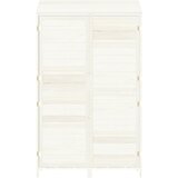  Vrtno spremište bijelo 102 x 52 x 174,5 cm od masivne jelovine | shoptok.hr