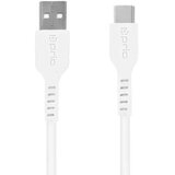Prio High-Speed Charge & Sync USB C na USB A kabel 3A 0,25 m bijeli | shoptok.hr