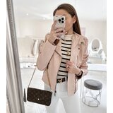 Gemre Pink faux leather biker jacket Tricia | Shoptok.si
