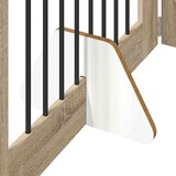  Vrata za pse s postoljem 4 pcs Hrast sonoma 80 x 60 cm | shoptok.hr
