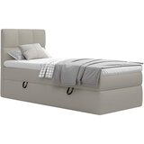 MID.YOU POSTELJA Z VZMETNICO 90 cm x 200 cm , les, tekstil, leseni material krem barve | Shoptok.si