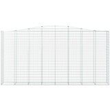 Lučne gabionske košare 2 kom 400x50x200/220cm pocinčano željezo | shoptok.hr