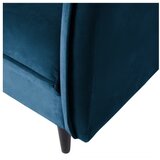 Ropez Tamno plava baršunasti sofa 203 cm Juli – | shoptok.hr