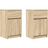 vidaXL Nočna omarica 2 kosa sonoma hrast 39x35x65 cm inženirski les | Shoptok.si