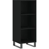 Maison Chic Komoda - Predalnik črna 34,5x32,5x90 cm inženirski les, (21715552) Cene