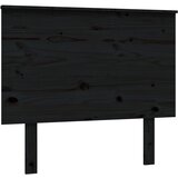 Maison Chic posteljno vzglavje - vzglavna omarica - nočna omarica črno 94x6x82,5 cm trdna borovina, (21706068) Cene