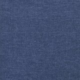  Posteljni okvir z vzglavjem moder 100x200 cm blago | Shoptok.si