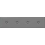  Zidna uzglavlja 12 pcs Sivi 60 x 15 cm Lažna koža | shoptok.hr