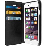 AVIZAR Ovitek Folio iz pravega usnja za iPhone 6/6S, stojalo za video, črno, (20526539) Cene