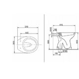 Ideal Standard Wc šolja IDEAL STANDARD VASO simplon (J509401) | Eponuda.com