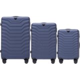 WINGS set od tri kofera od ABS materijala veličine V M S plavi | shoptok.hr