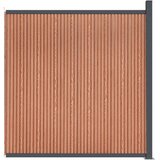 vidaXL Panel za ogradu smeđi 173 x 186 cm WPC | shoptok.hr