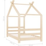  Okvir za dječji krevet od masivne borovine 70 x 140 cm | shoptok.hr