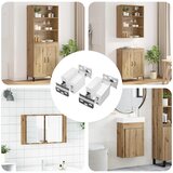  Osi za vješanje ormara 2 pcs Bijelo 70 x 48 x 19 mm Cene