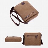 Venisymlis Platnene kurirske torbe za prenosni računalnik Platnena torba Messenger torba za čez ramo Torbe, (22059781) | Shoptok.si
