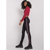 RUE PARIS Leggings-RV-LG-7379.02P-black Cene