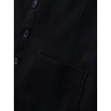Ombre Fitted structured men's vest with patch pockets - black | Shoptok.si