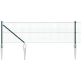 vidaXL Komplet stebrov ograje Komplet 2 Zelena Kovina 10 x 0.5 m, (22085445) | Shoptok.si