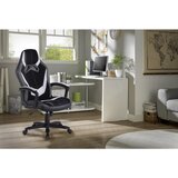 Livetastic GAMING STOL kovina, umetna masa, tekstil siva, črna, bela | Shoptok.si