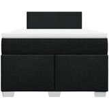  box spring s madracem crni 120 x 190 cm od tkanine | shoptok.hr