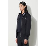 Fred Perry Puloverji Fp Hooded Zip Through Sweatshirt Modra | Shoptok.si