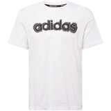 Adidas Funkcionalna majica 'Aeroready Workout Silicone Print Linear Logo' temno siva / črna / bela Cene