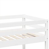 vidaXL Dnevna postelja bela 90x190 cm trdna borovina | Shoptok.si