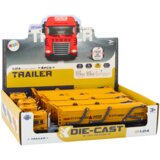 Truck With Trailer TIR Transport Vehicle 1:24 Sounds Lights Yellow | shoptok.hr