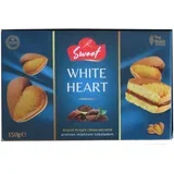 Top biskvit Biskvit White heart, 150g